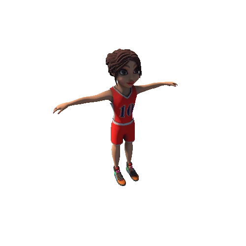 Basketball Girl Player_10_All animation